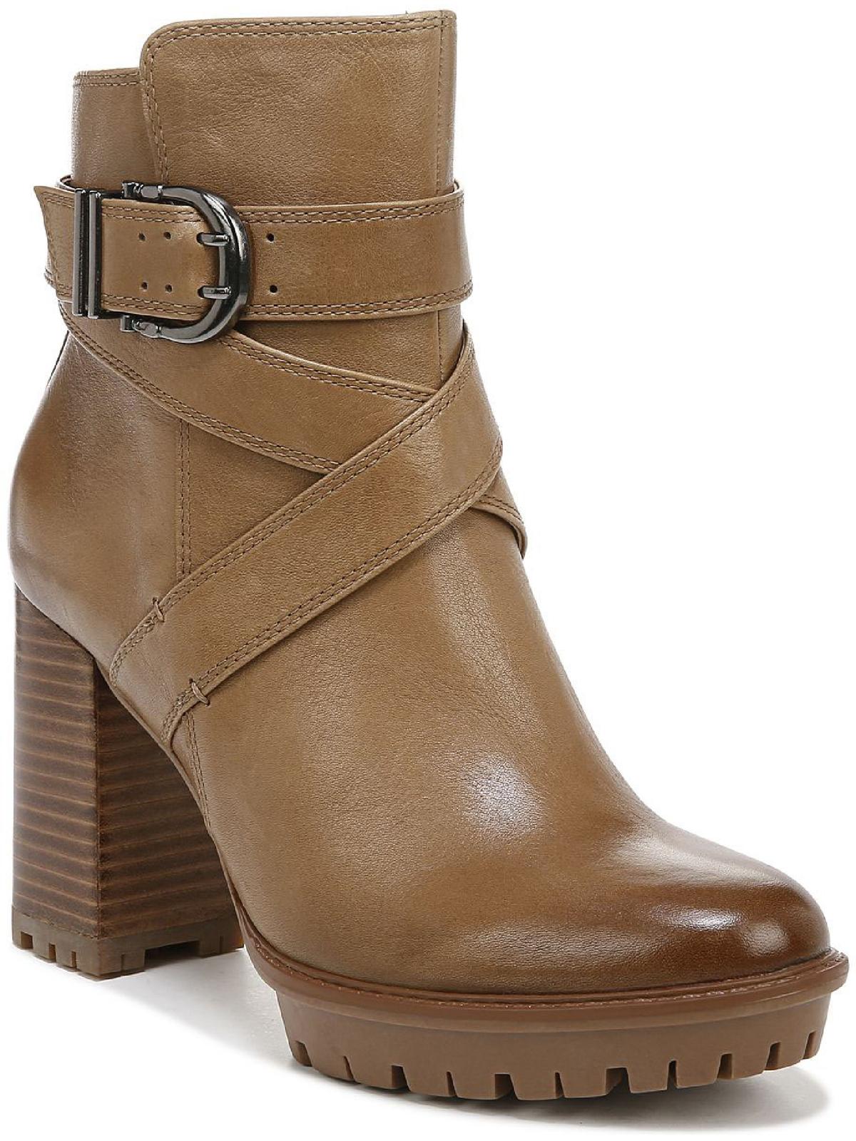 Lyra Womens Leather Ankle Booties