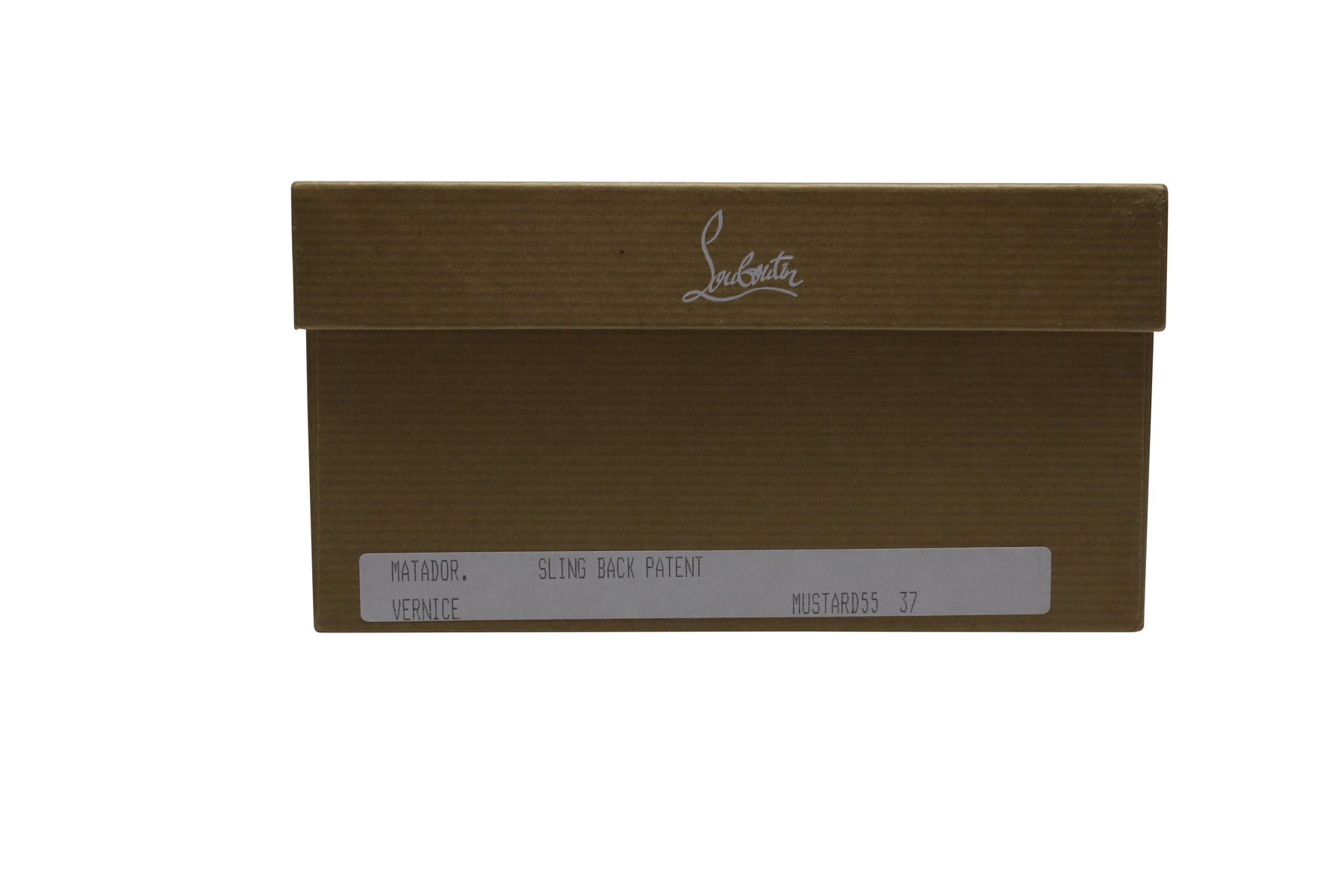 Christian Louboutin Sling Back Pumps in Yellow Patent Leather 7748755324988