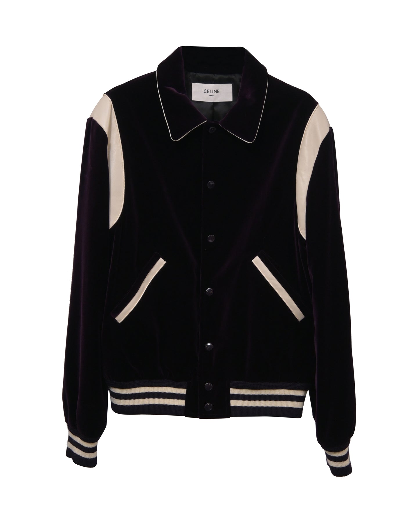 Celine Teddy Jacket in Violet Velvet 7748685168700