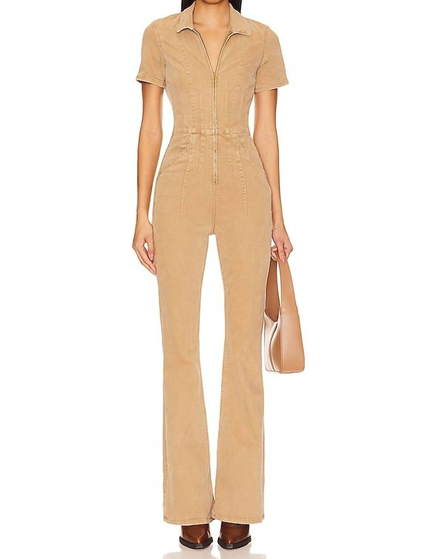 Jayde Flare Jumpsuit In Pier 17 7703665115196