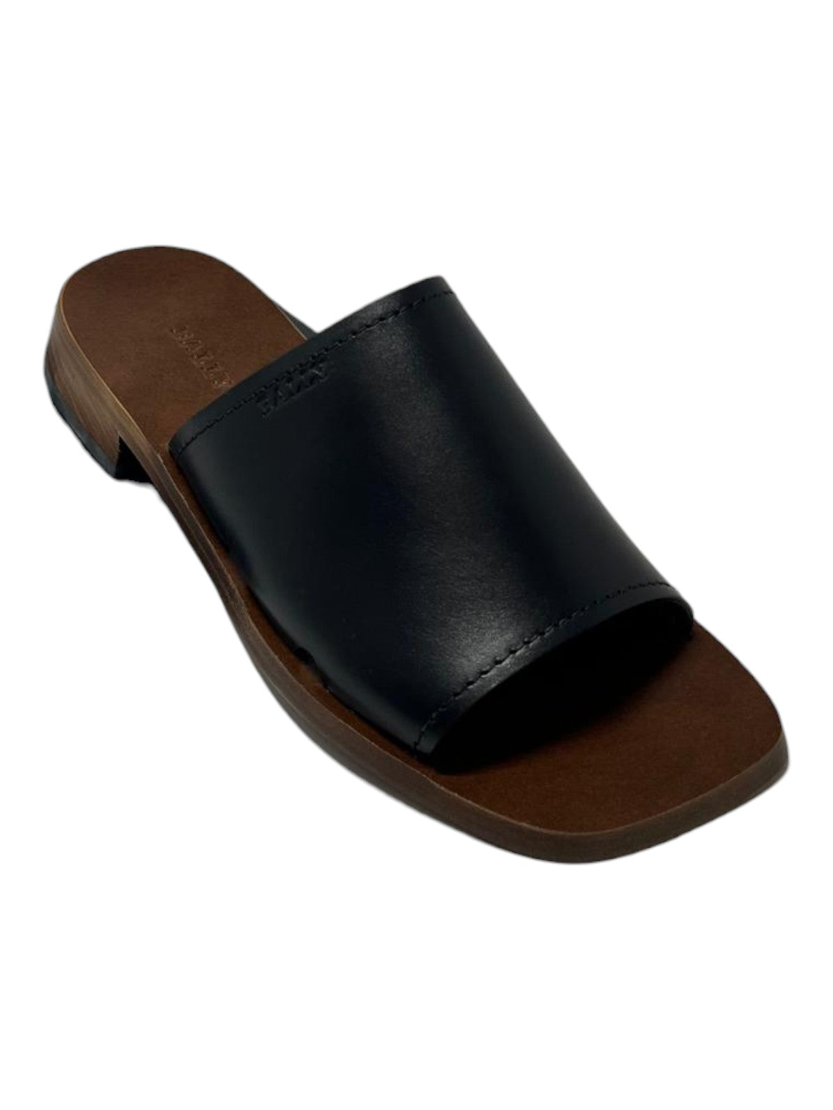 Bally Ofera 6225848 Ladies Black Plain Leather Flat