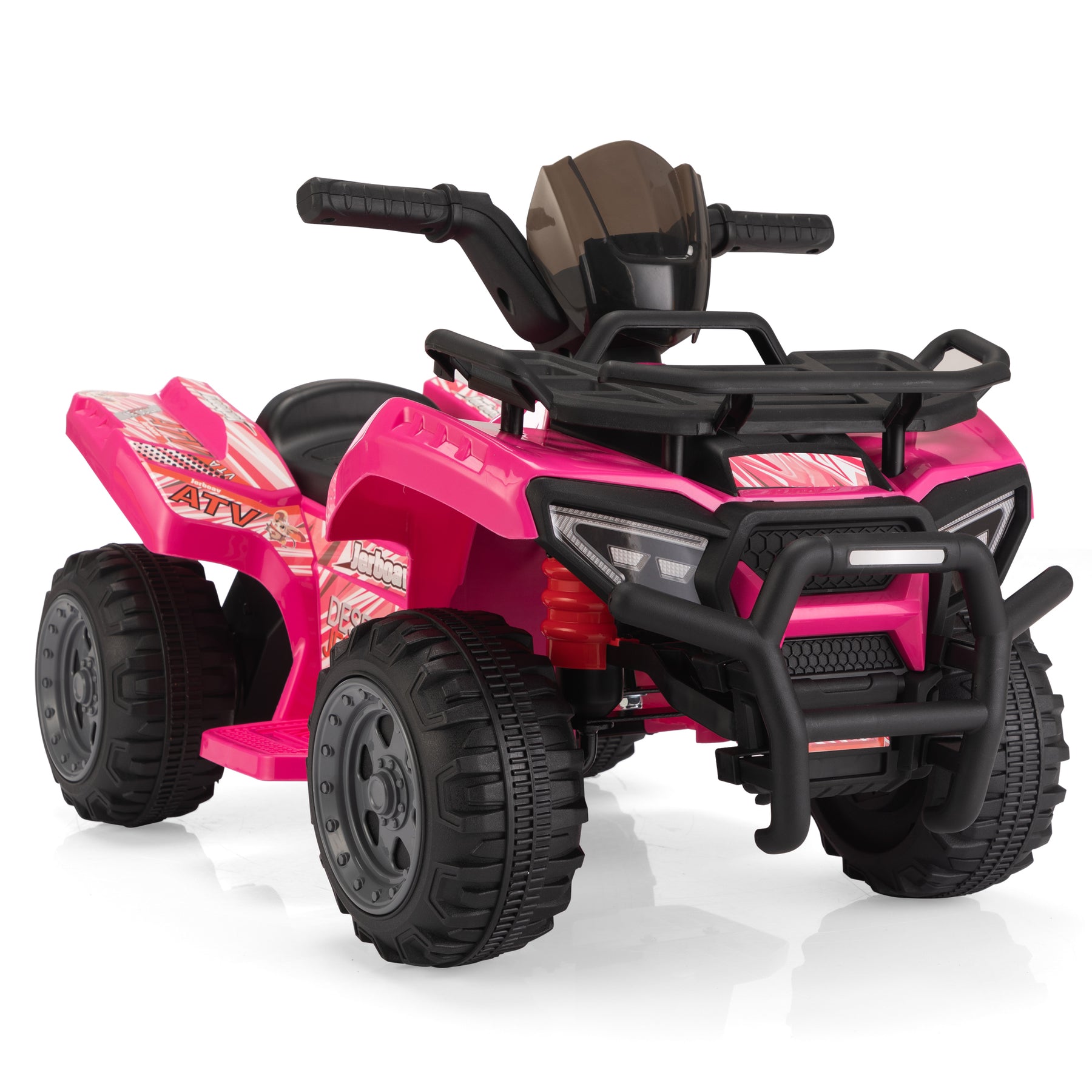 Streamdale Electric Toy Car for Kids Rosy Ride-On ATV with Music and Lights 7833635455036