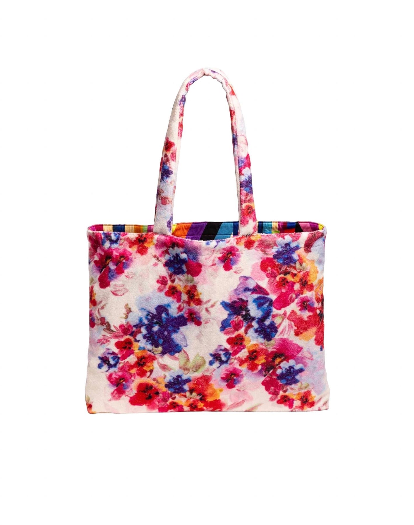 Women's Summer Days Terry Beach Tote Bag In Multi 7706222460988