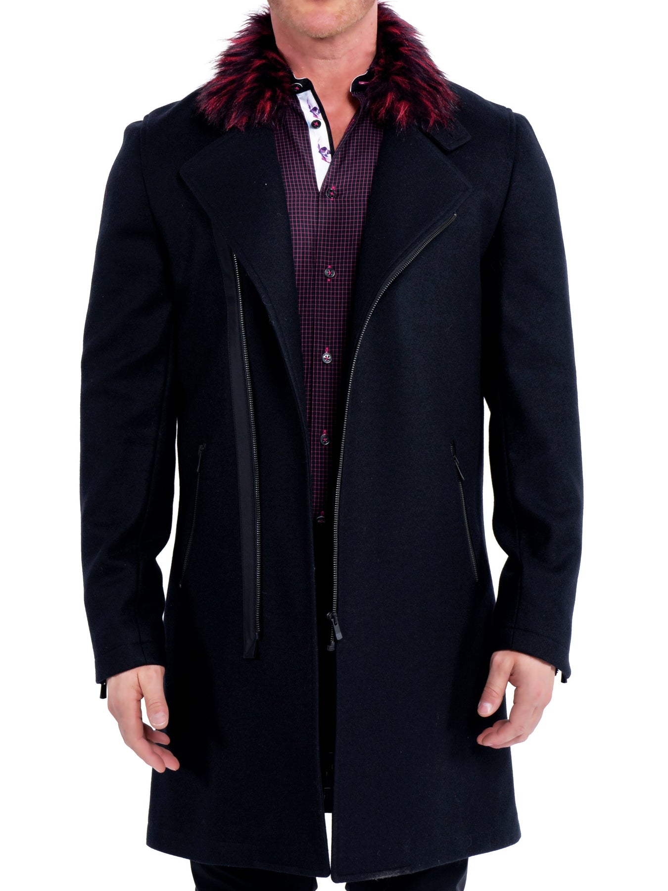 Peacoat ZipFurRed Black 7832110039100