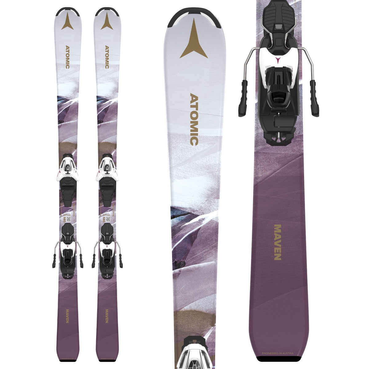 Atomic Maven Jr Skis + Bindings - Girls - 2026