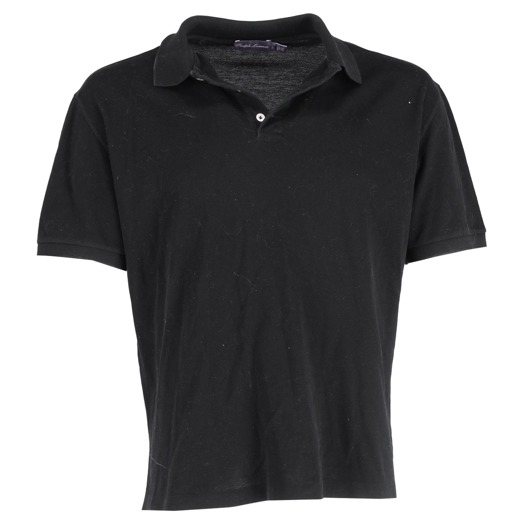 Ralph Lauren Polo Shirt in Black Cotton