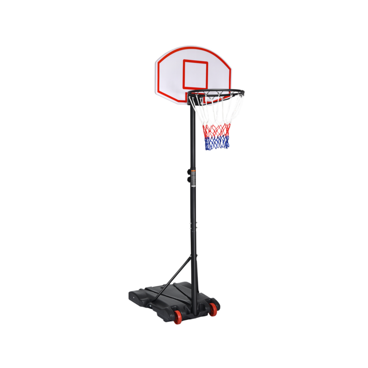 Adjustable Basketball Hoop System Stand with Wheels 7672918310972