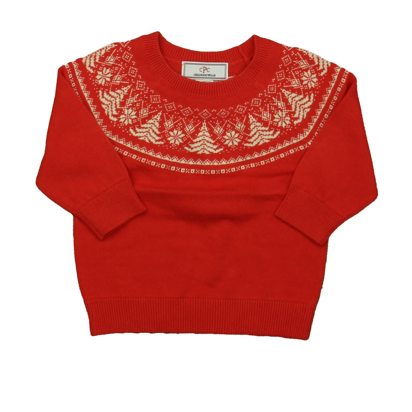 Classic Prep Girls Tomato Sweater 7805976707132