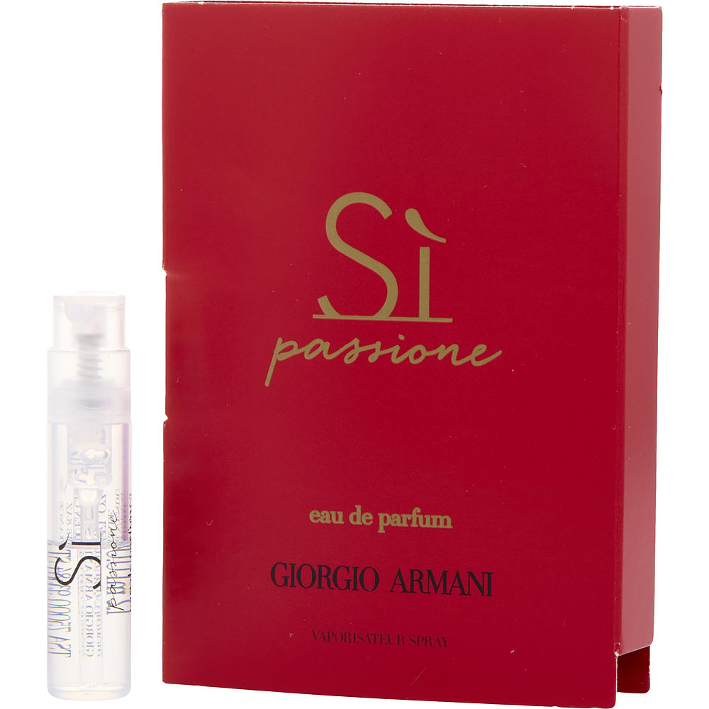 Armani Si Passione By Giorgio Armani Eau De Parfum Spray Vial On Card Women