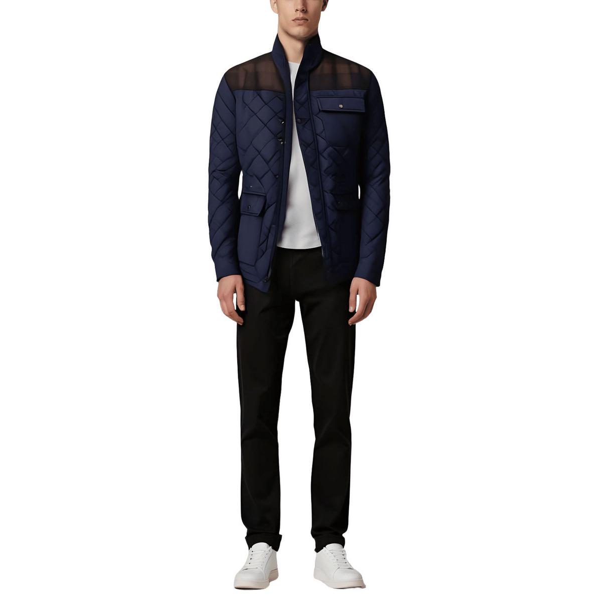 Mixed Media Quilted Coat