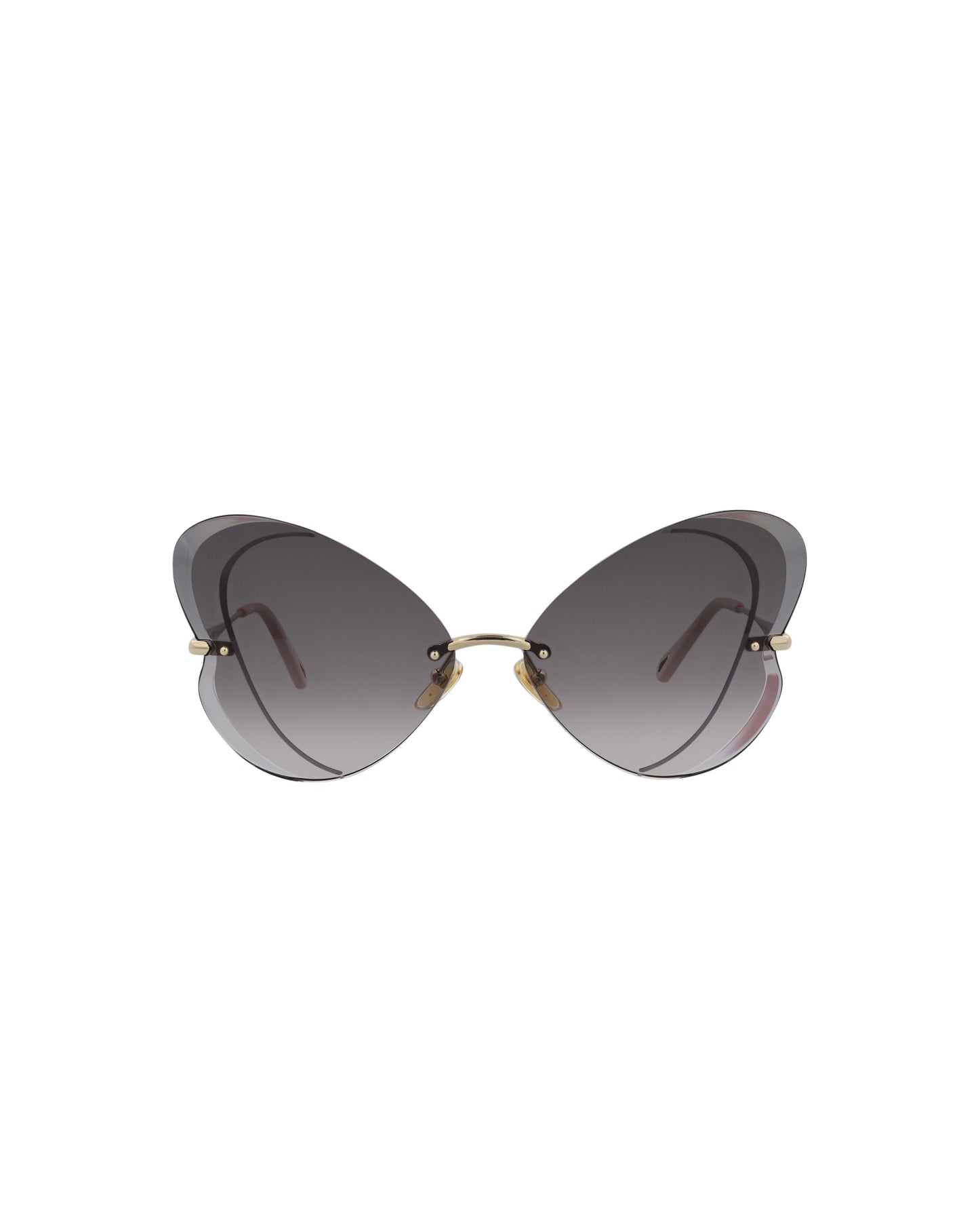 Cat Eye-Frame Metal Sunglasses 7705702858812
