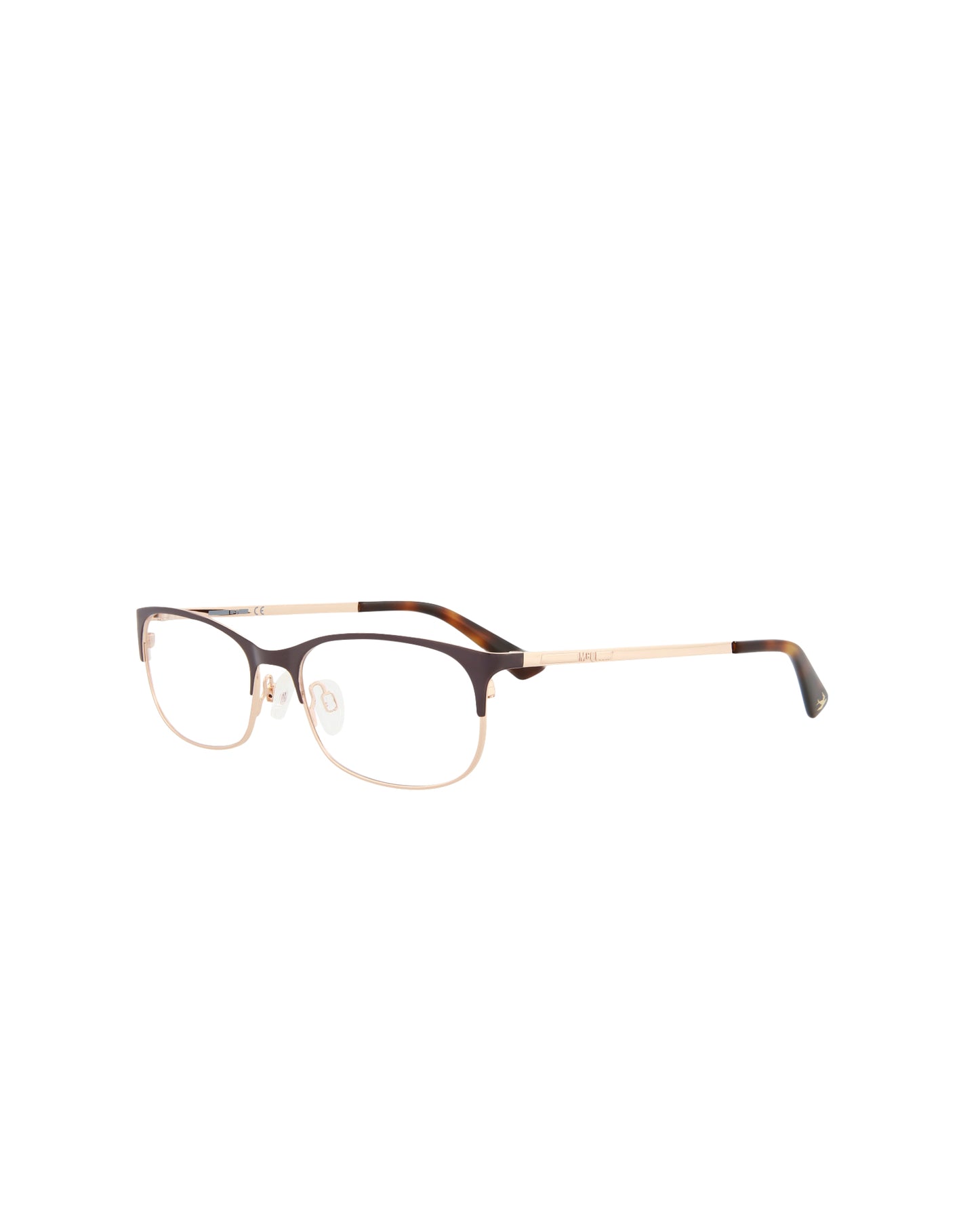 Alexander McQueen Women's 53mm Brown Gold Opticals