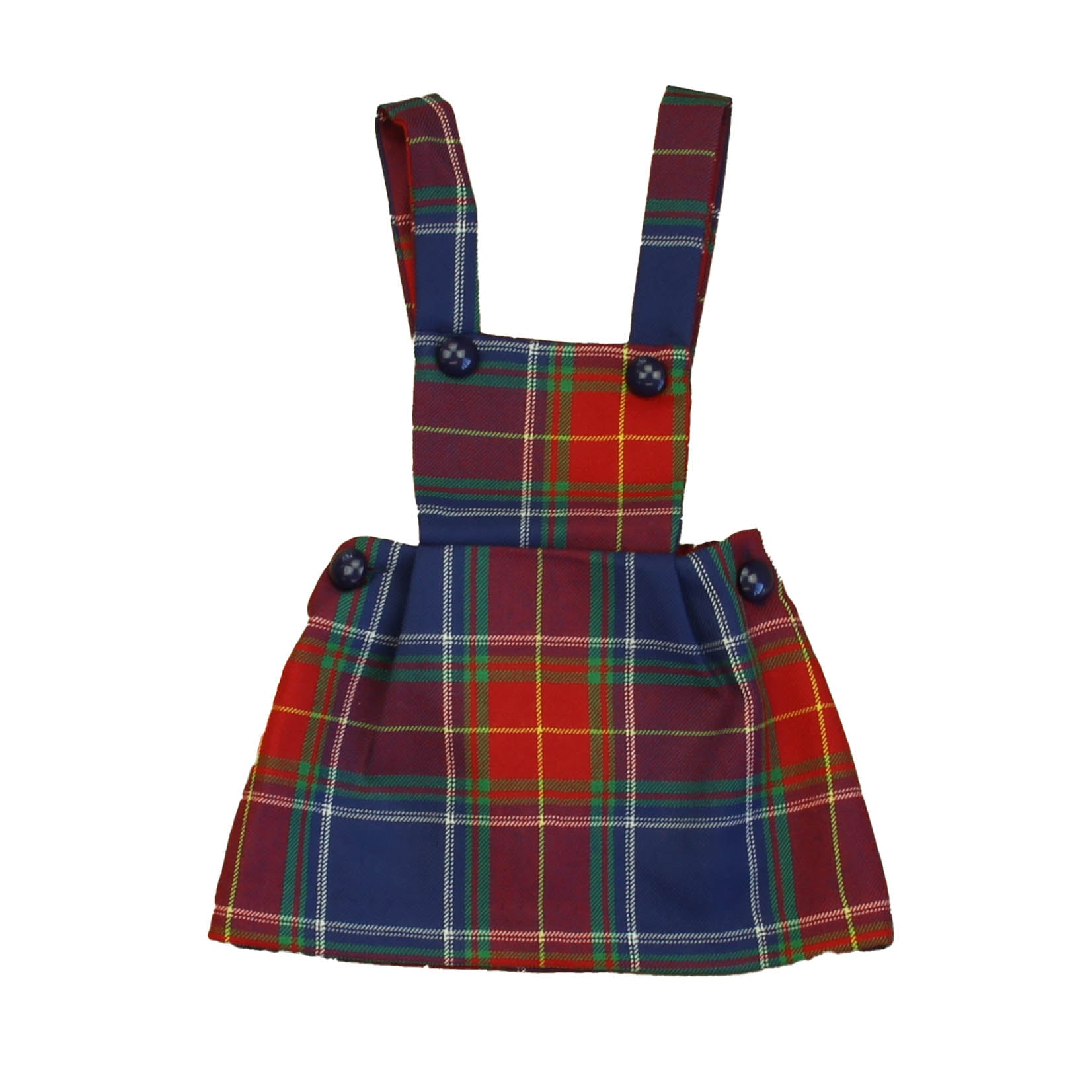 Classic Prep Girls Scottish Tartan Dress 7805828956220