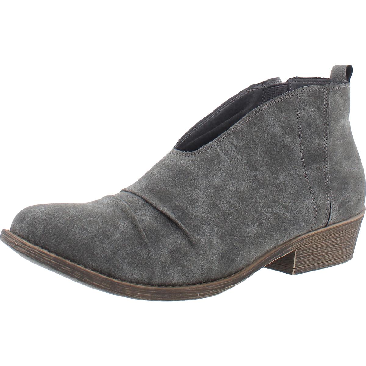 Juliana Faux Suede Casual Ankle Boots