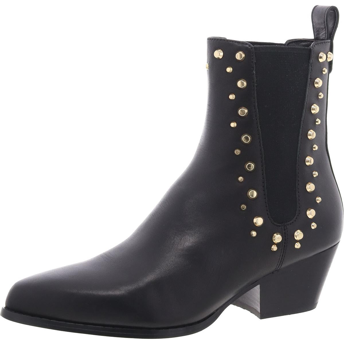 40F4CLME7L Jeweled Leather Chelsea Boots