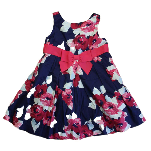 Janie and Jack Girls Navy | Pink Floral Dress 7805824794684