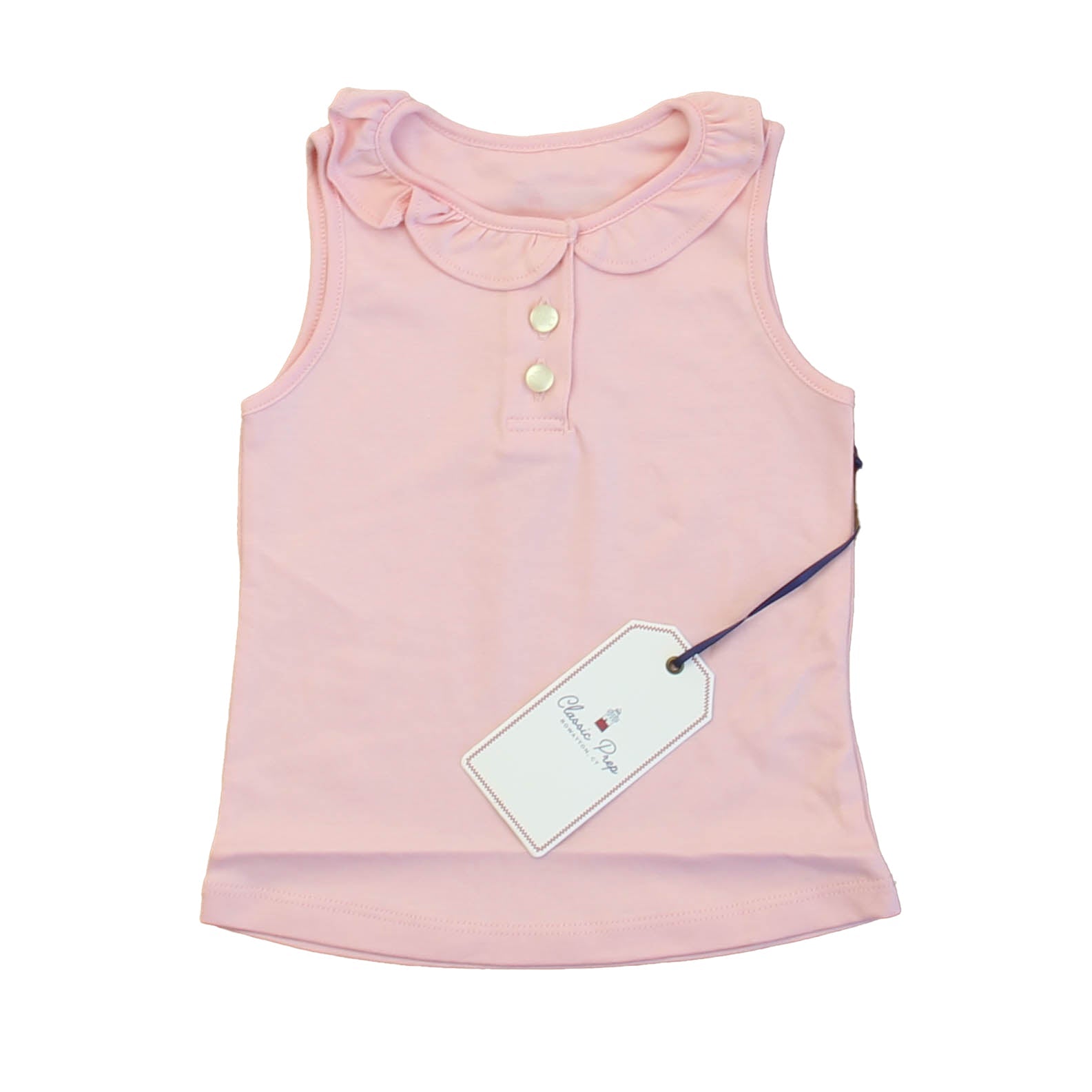 Classic Prep Girls Lilly's Pink Polo Shirt Size: 12-24 Months 7805981950012