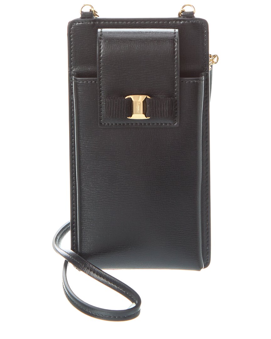 Ferragamo Leather Smartphone Pouch 7704761303100