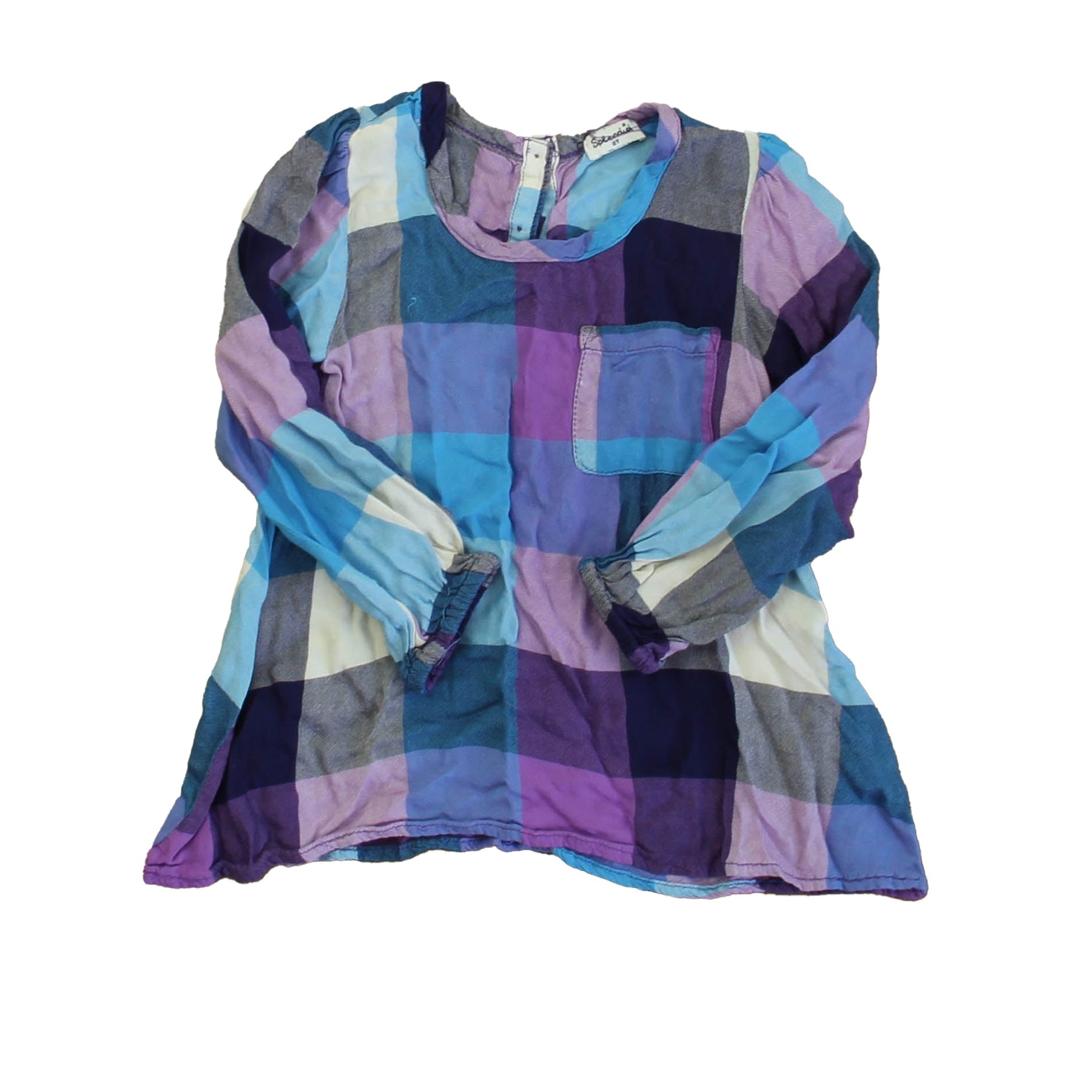 Splendid Girls Purple | Blue Blouse 7805839802428