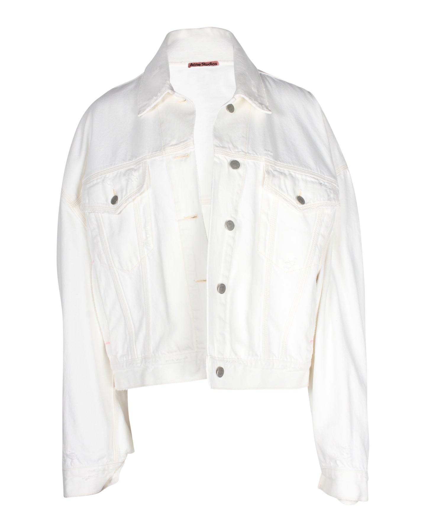 Acne Studios Denim Jacket in White Cotton 7703677501500