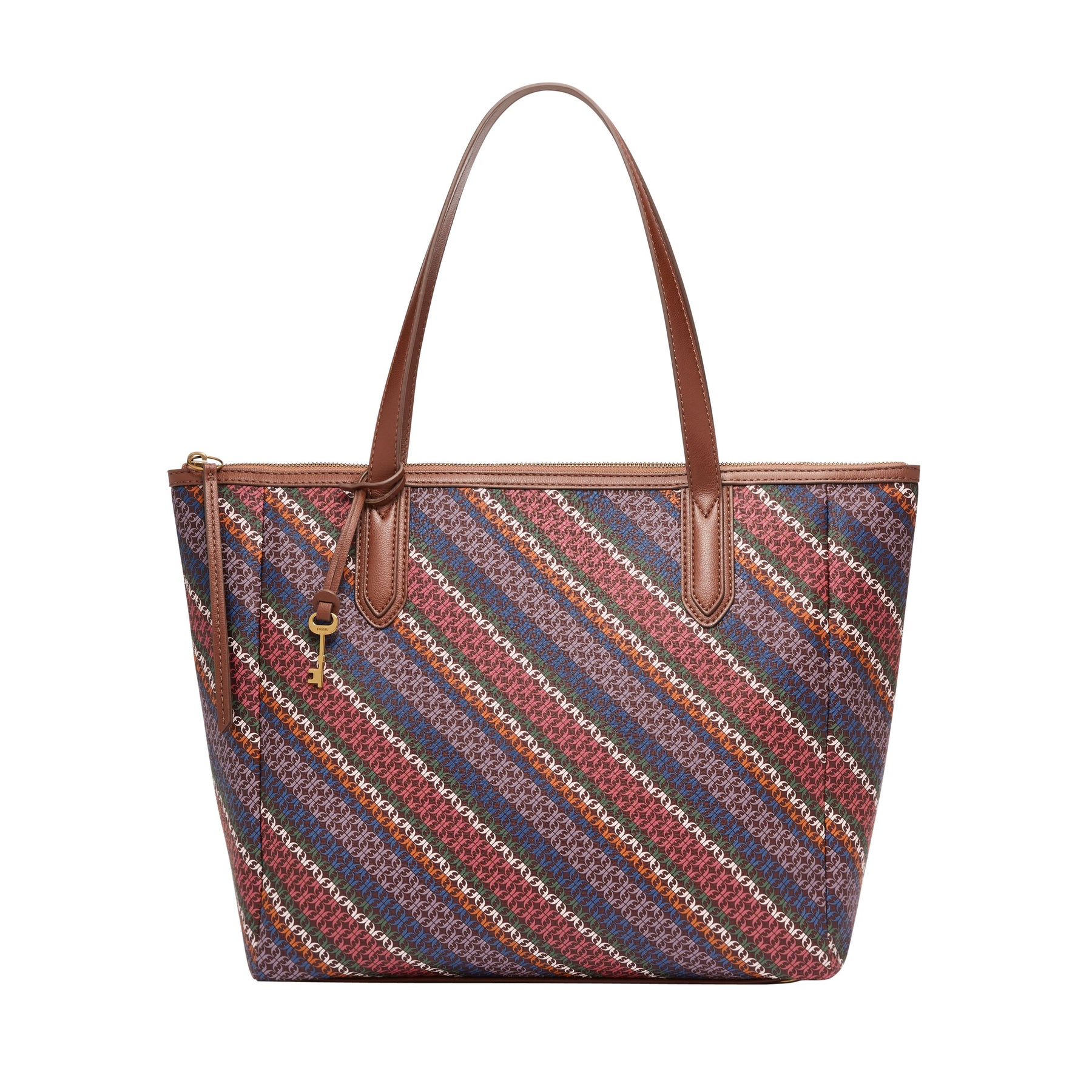 Fossil Women's Sydney Printed PVC Tote 7151323676732