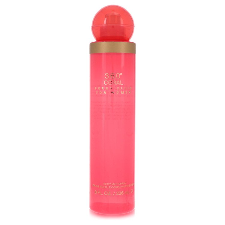 Perry Ellis 360 Coral by Perry Ellis Body Mist 8 oz for Women 7827763920956