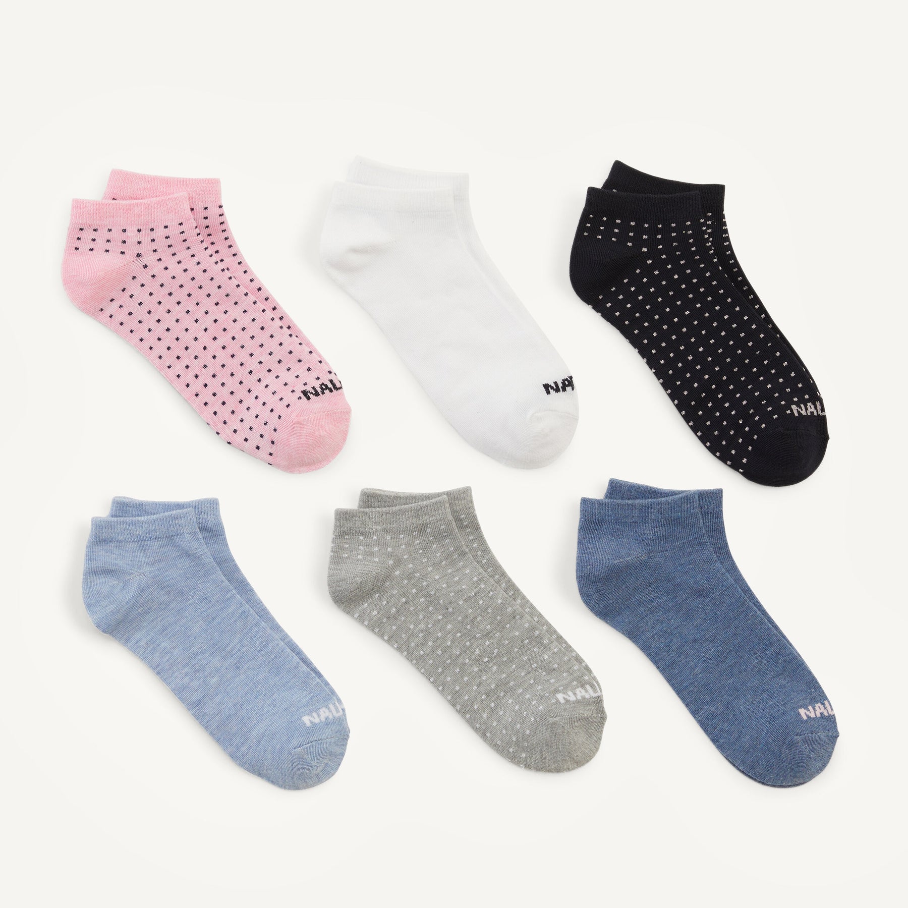 Nautica Lowcut Socks, 6-Pack