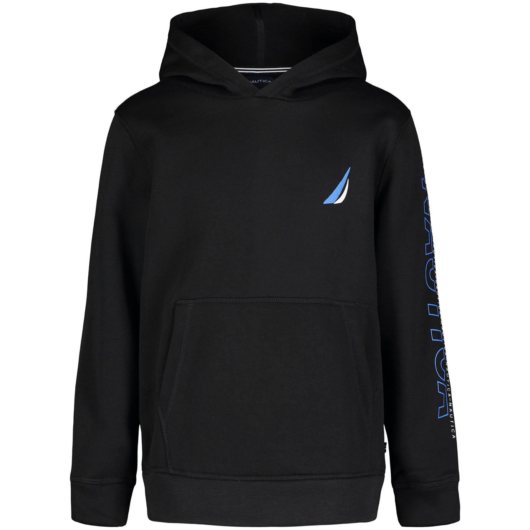 Nautica Little Boys Logo-Sleeve Pullover Hoodie (4-7)