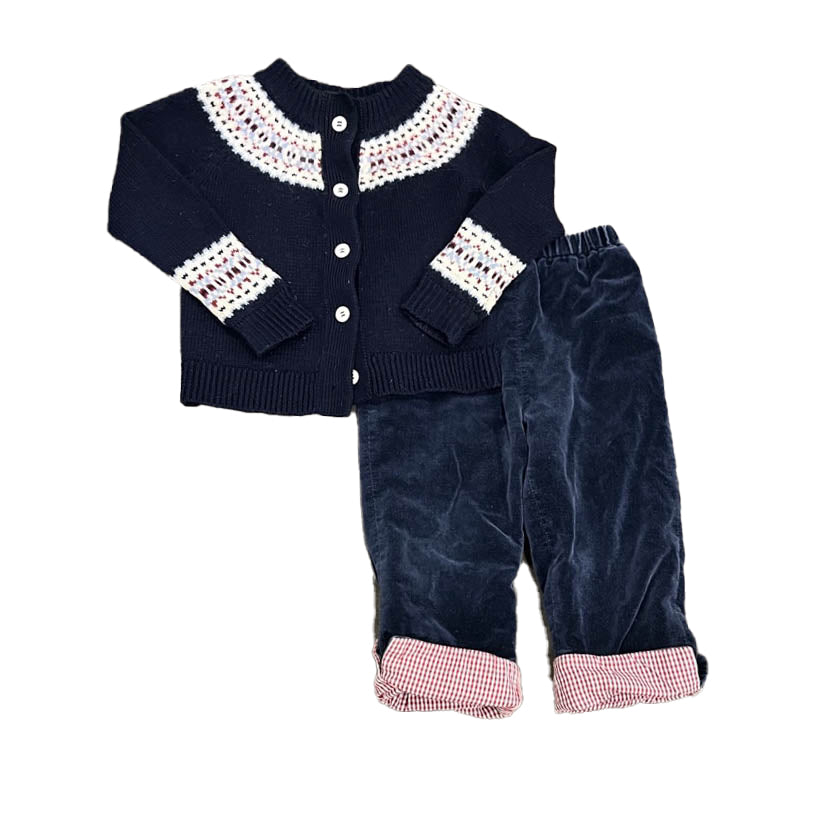 Kule Boys Navy | Red Apparel Sets 7805958520892