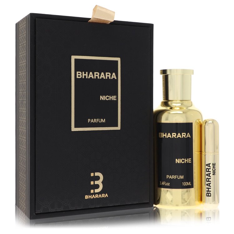 Bharara Niche by Bharara Beauty Eau De Parfum Spray + Refillable Travel Spray 3.4 oz for Men 7827757531196