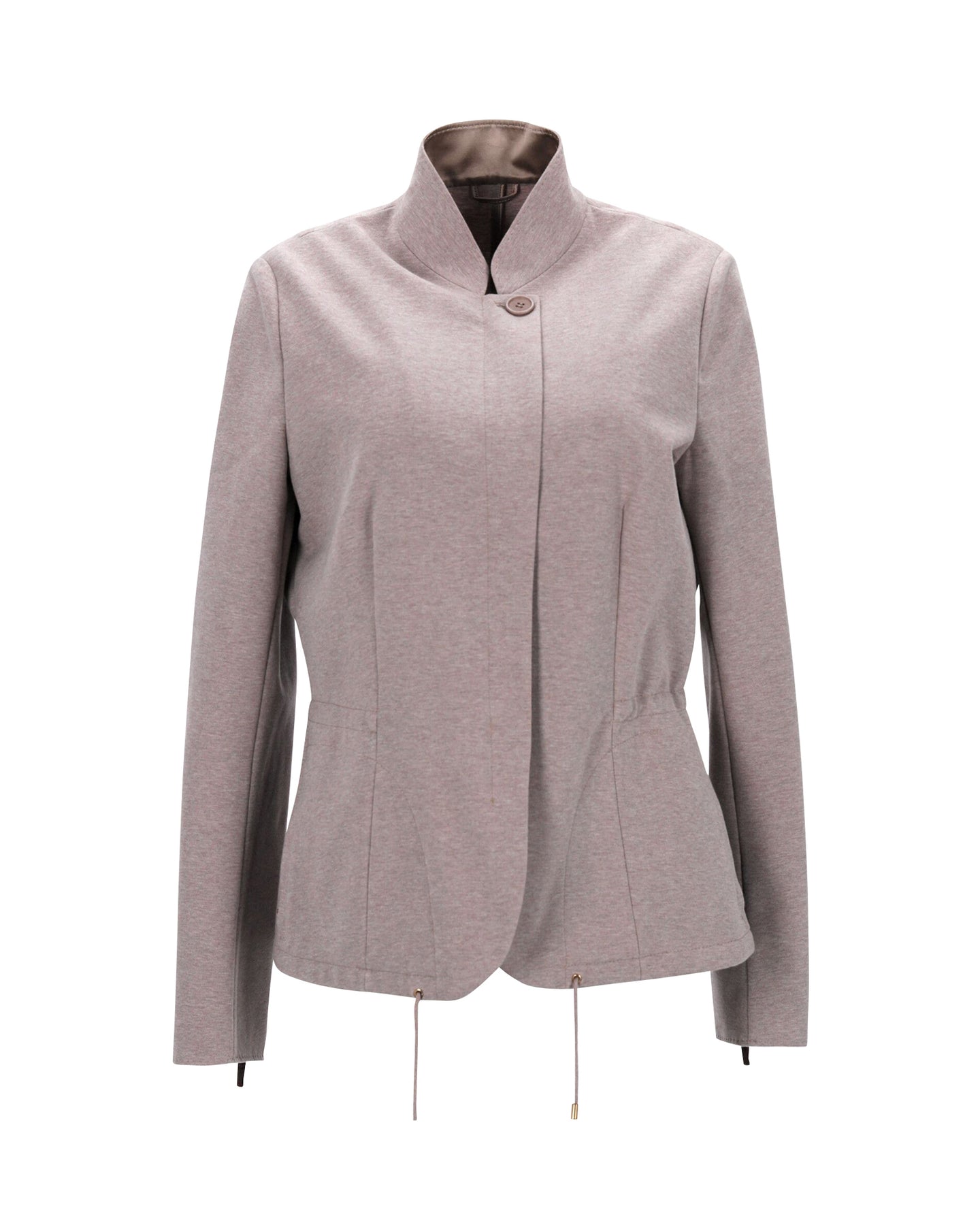 Brunello Cucinelli Summer Jacket in Beige Silk 7766512336956