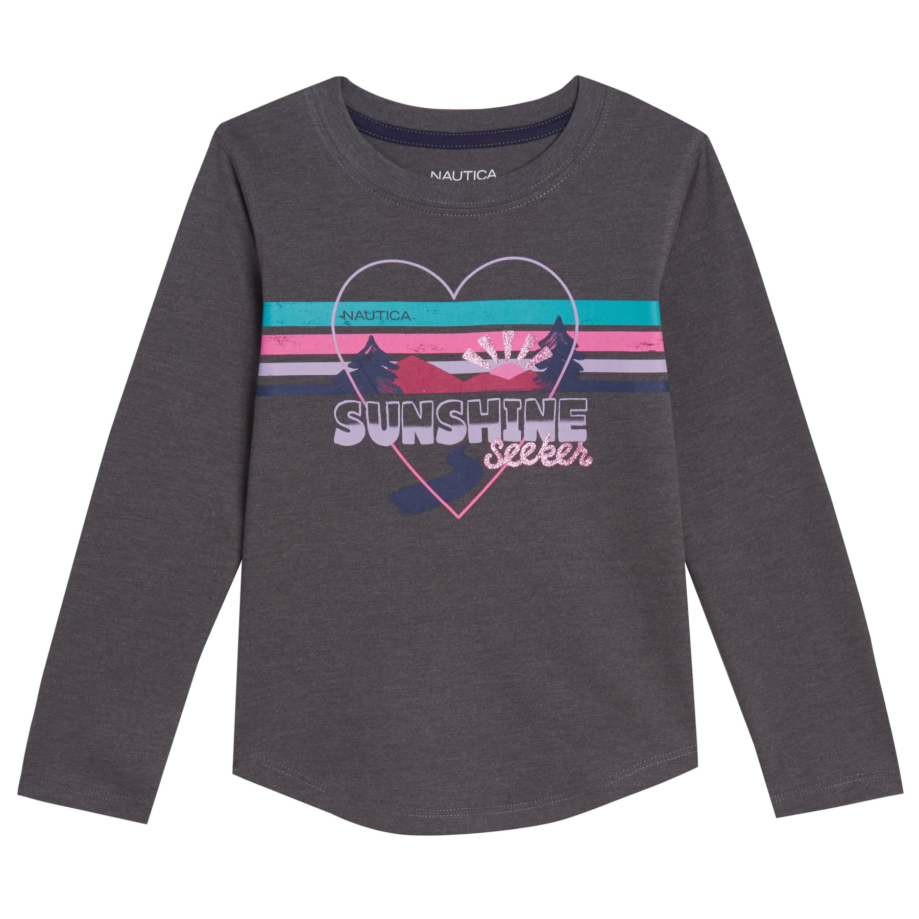 Nautica Little Girls' Sunshine Seeker Long-Sleeve T-Shirt (4-6X)