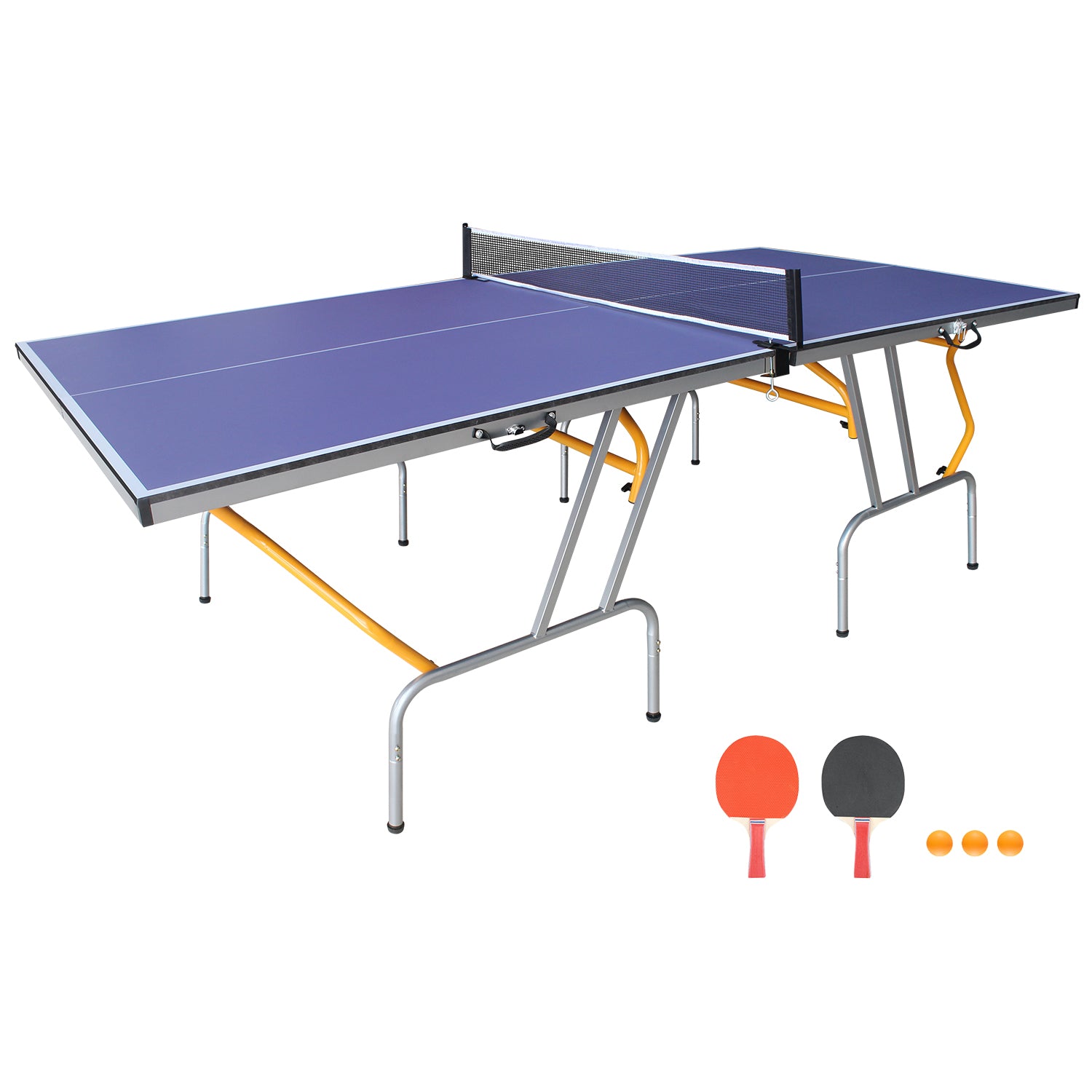 Streamdale Compact Foldable Ping-Pong Table Set Table 7832730894396