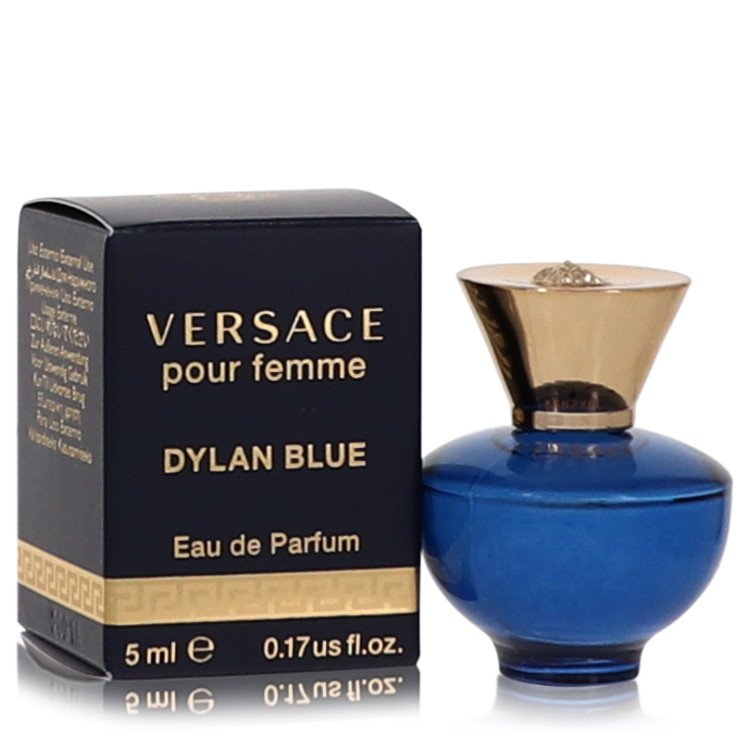 Versace Pour Femme Dylan Blue by Versace Mini EDP .17 oz for Women 7827789643836