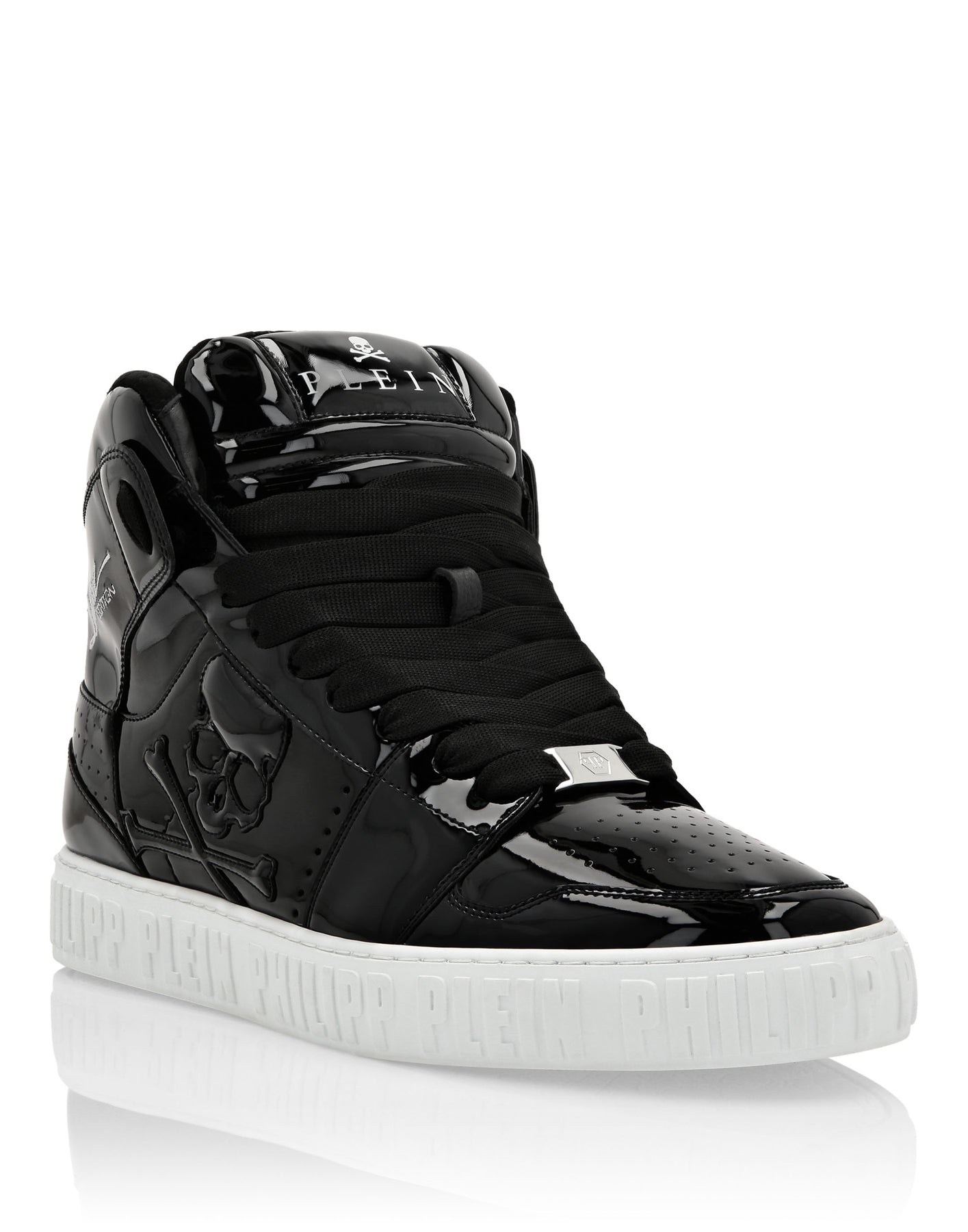 Super Street Hi-Top Sneakers Skull&Bones