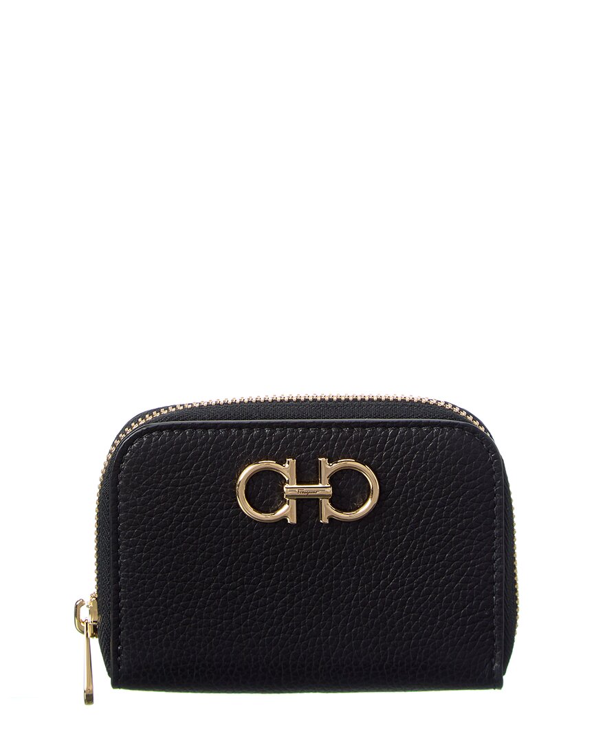 Ferragamo Gancini Leather Coin Purse