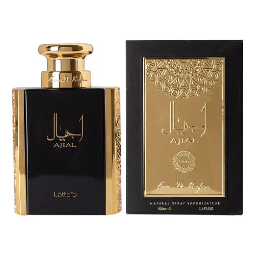 Lattafa Ajial Eau De Parfum Lattafa Men's Cologne 3.4 Oz 7804001026108