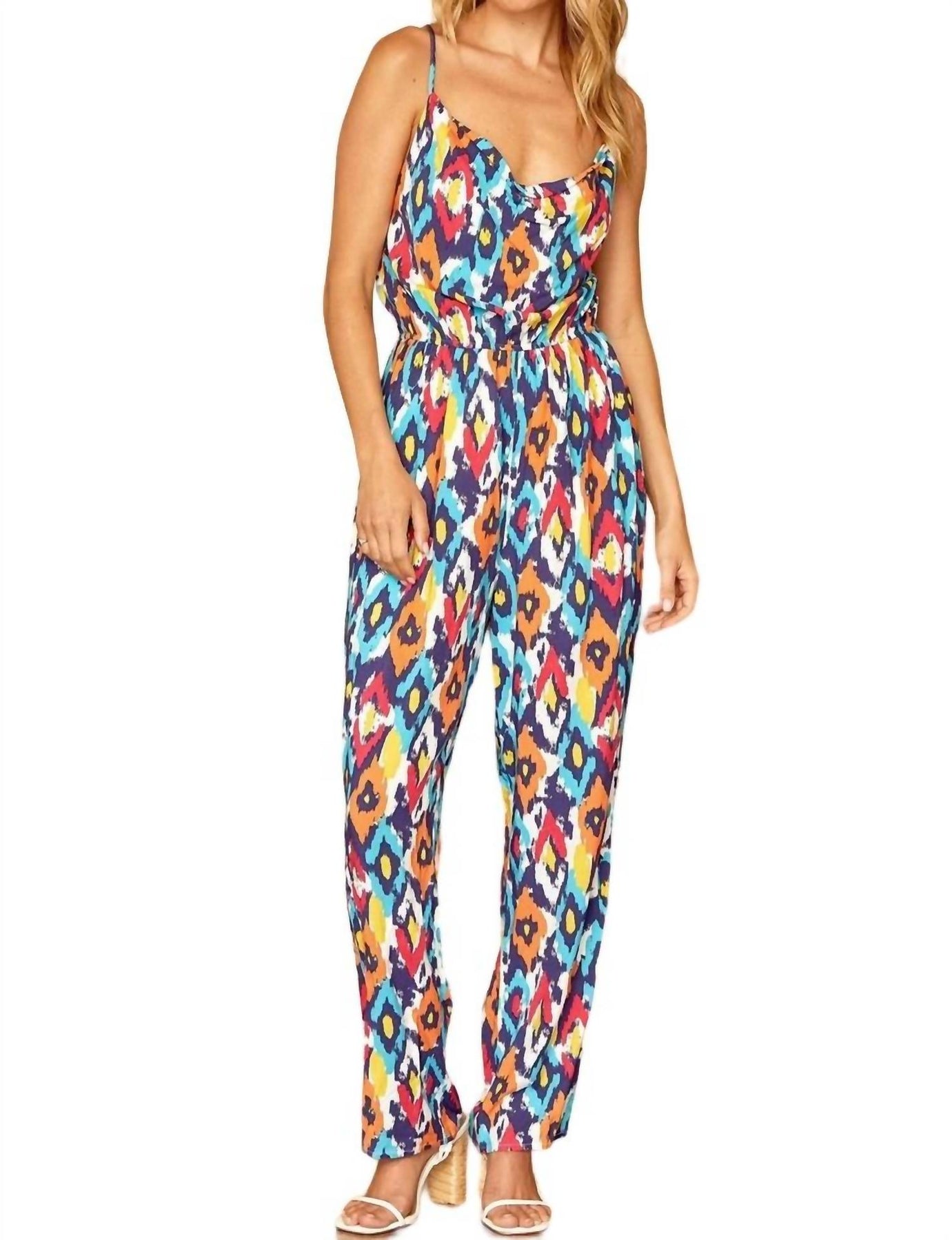 Seek Me Out Jumpsuit In Multi