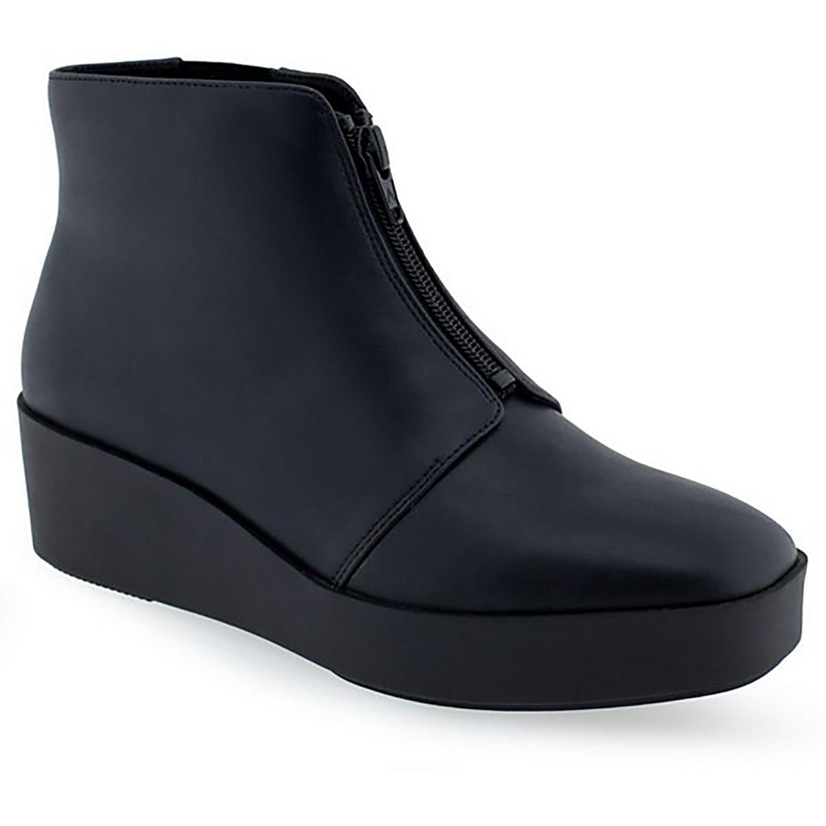 Carin Faux Suede Zipper Ankle Boots