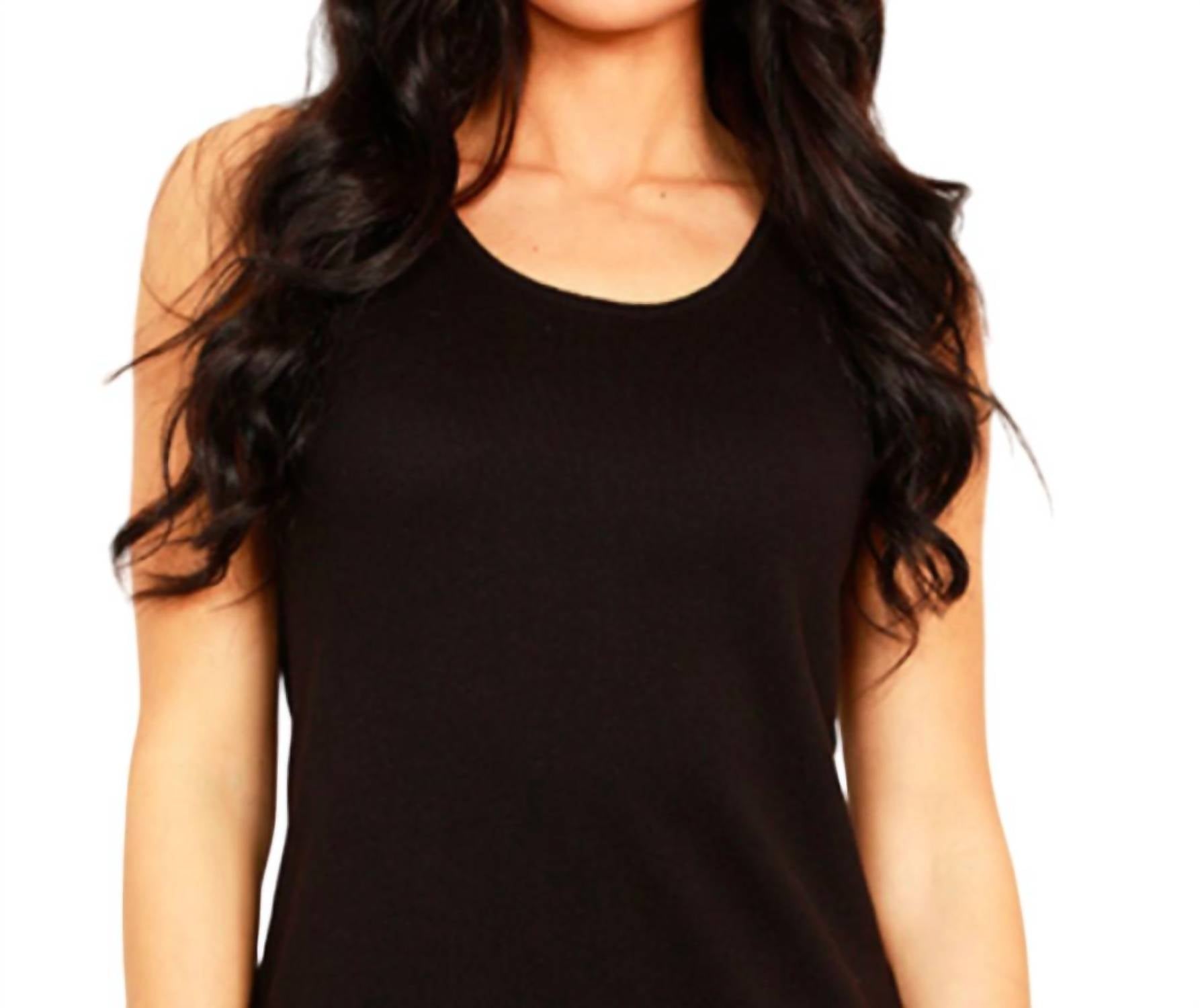 Bra-Friendly Tank In Black