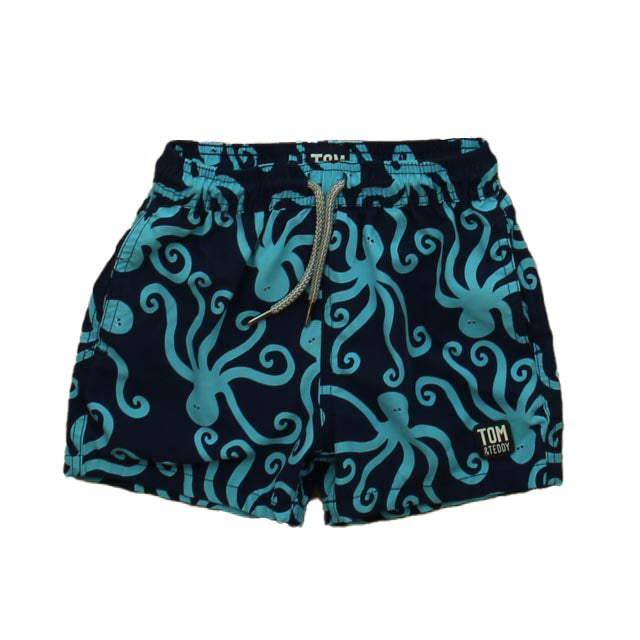 Tom & Teddy Boys Navy | Blue Octopus Trunks 7805825908796
