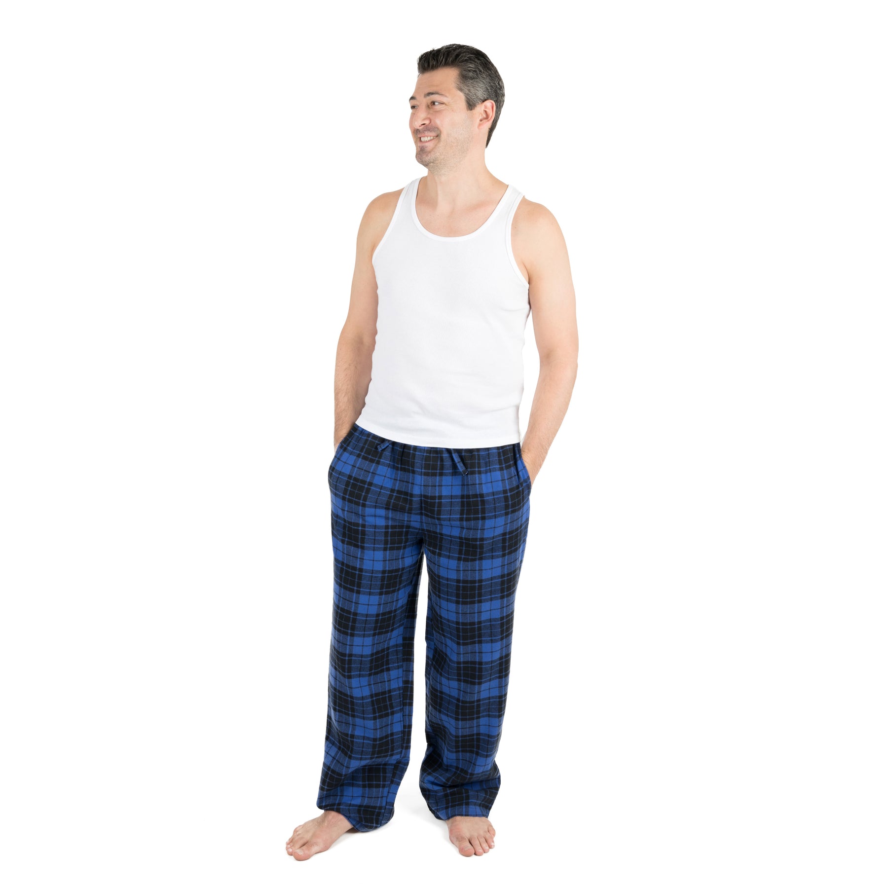 Christmas Mens Flannel Pajama Pants Plaid