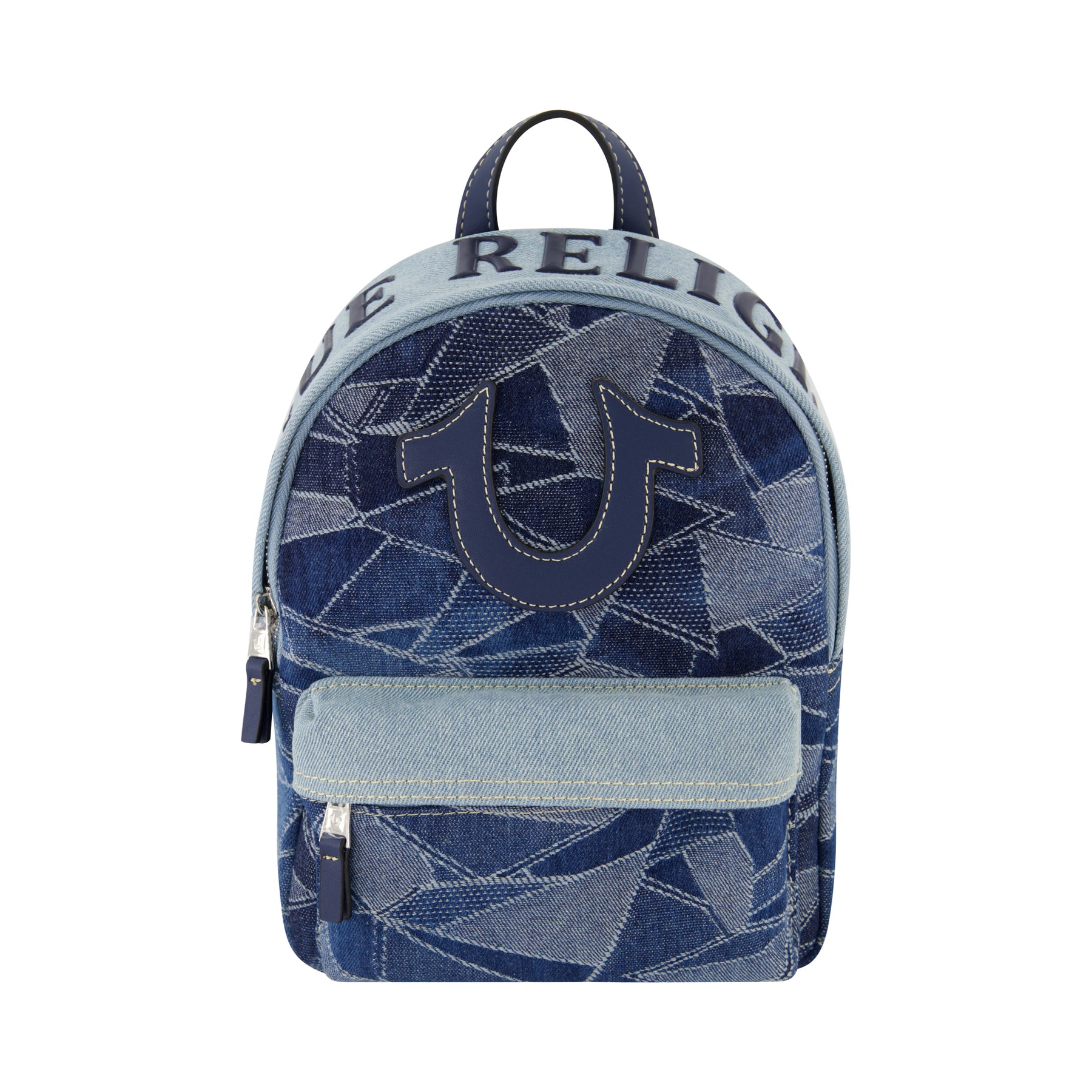True Religion Mini Denim Logo Backpack