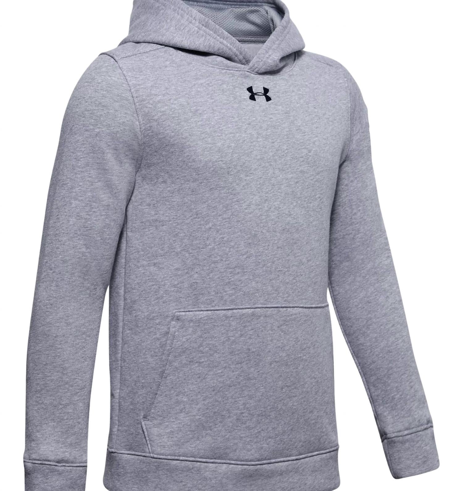 Youth Hustle Fleece Hoody In True Gray Heather/black 7733806006332