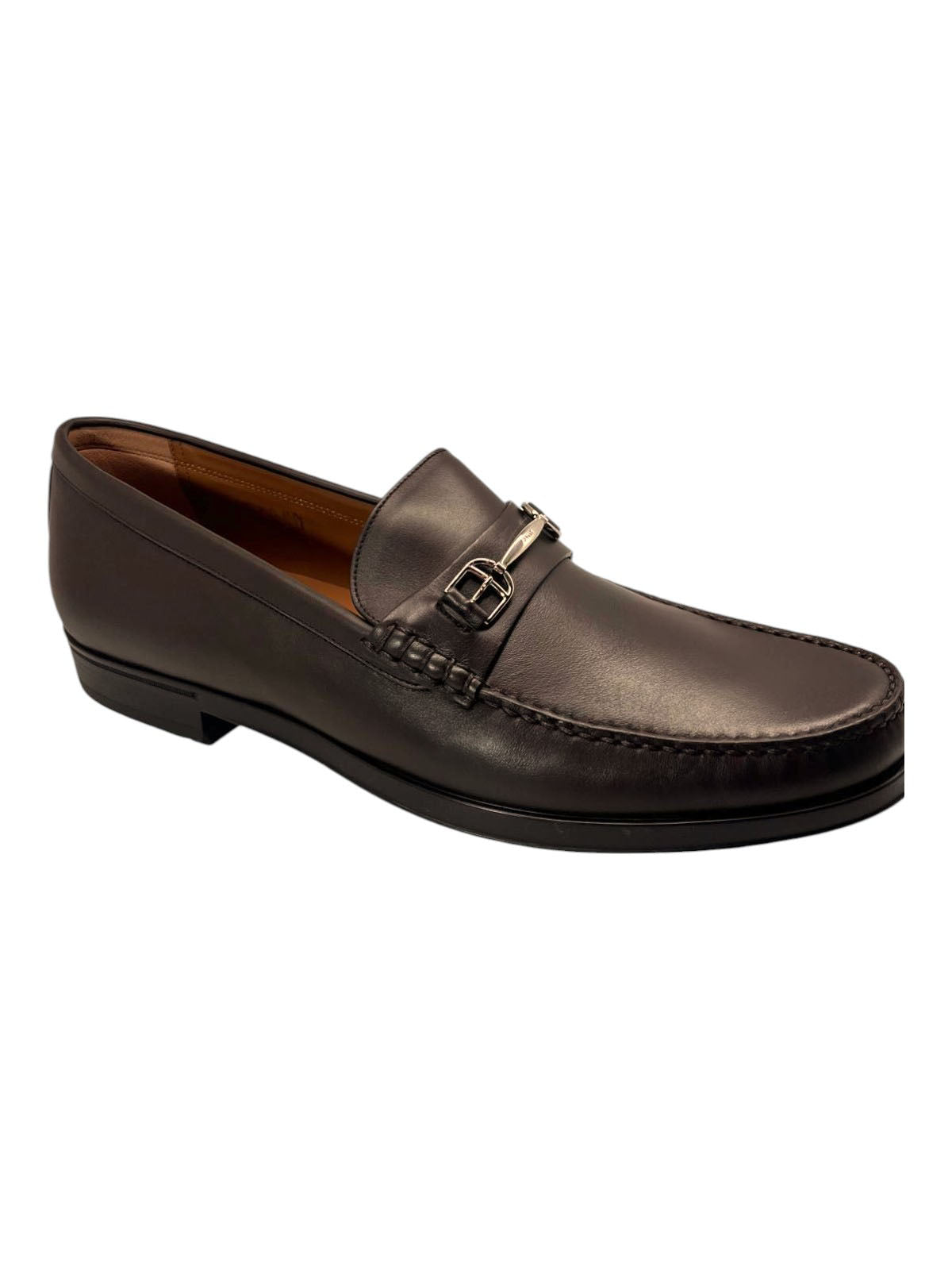 Bally Simpler 6230242 Men's Chocolate Calf Plain Leather Loafers