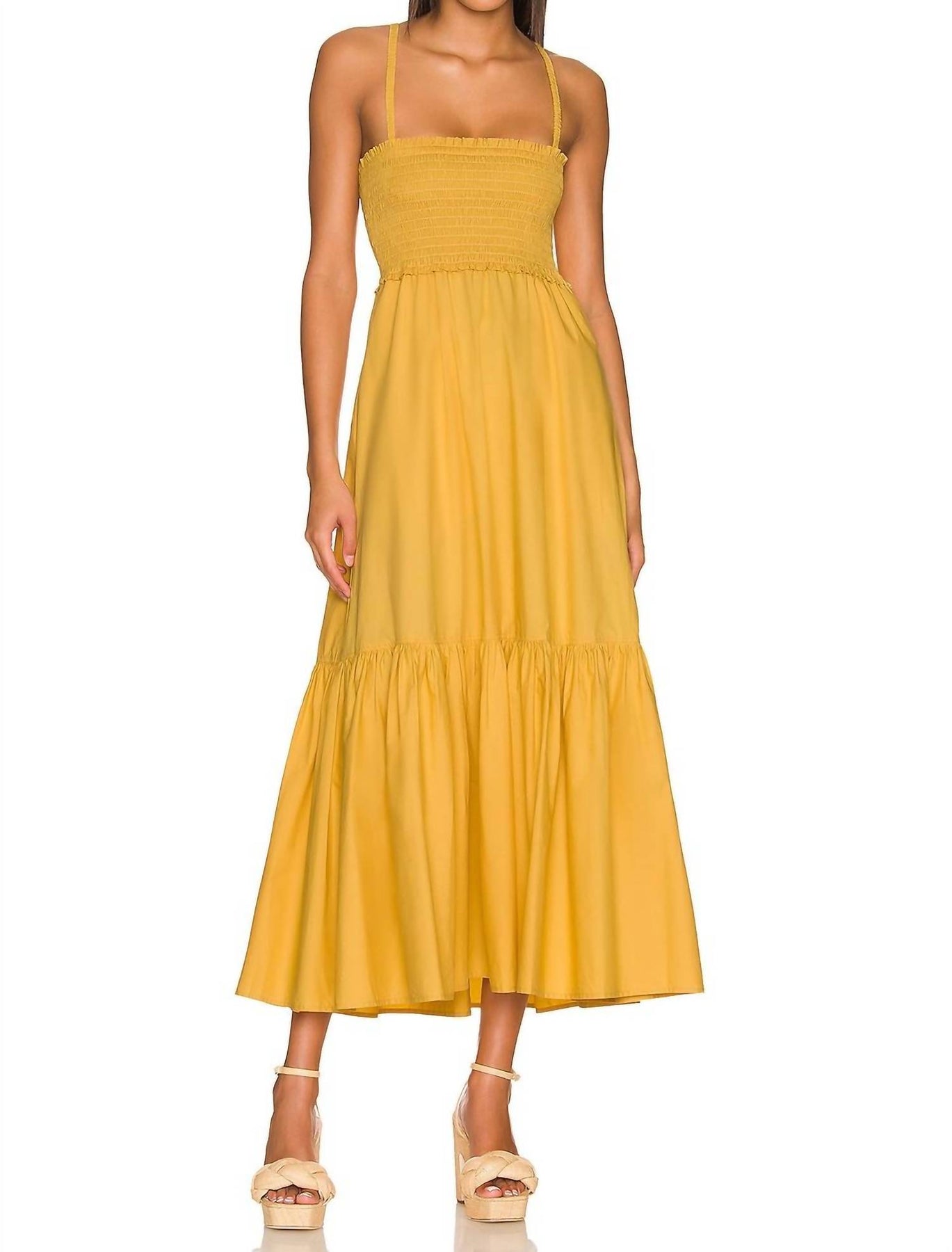 Austyn Dress In Maize