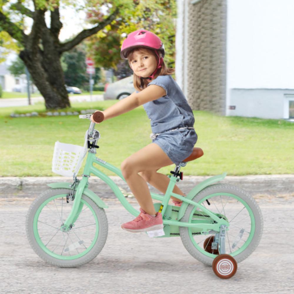 16 Inch Kids Bike with Adjustable Seat and Bell for Kids 3-8 Years Olds-16 inches 7707505295420