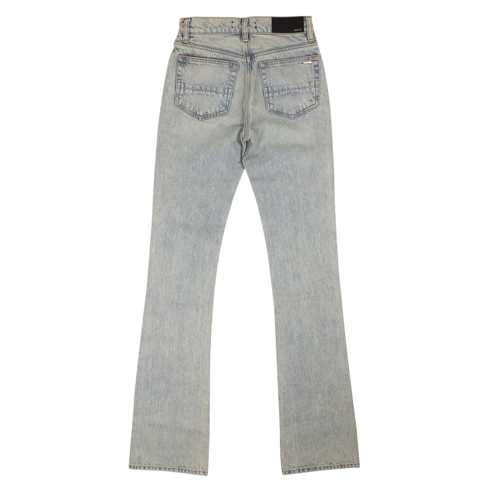 Blue Straight Flare Jeans