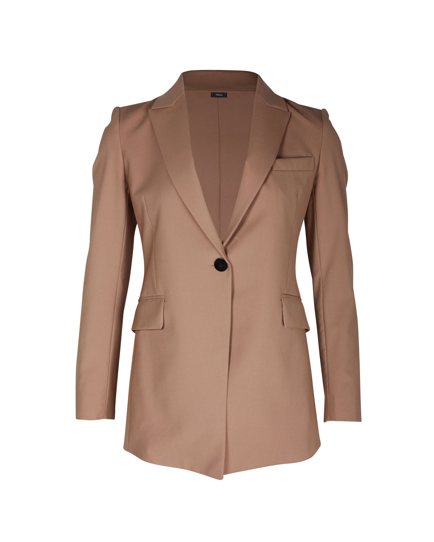 Theory Etiennette Blazer in Brown Wool 7748641128508