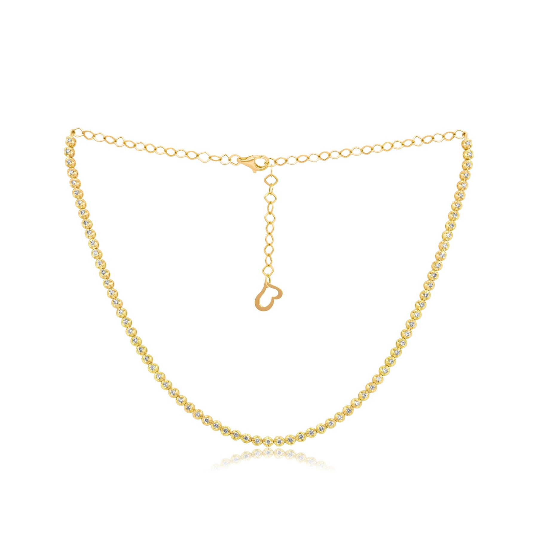 14 kt yellow gold, 14